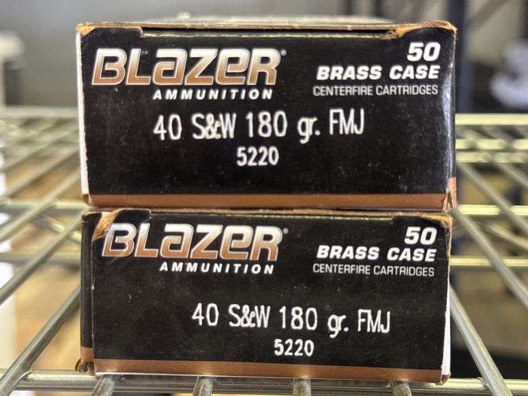 2 boxes of 40 S&W (100 rds)