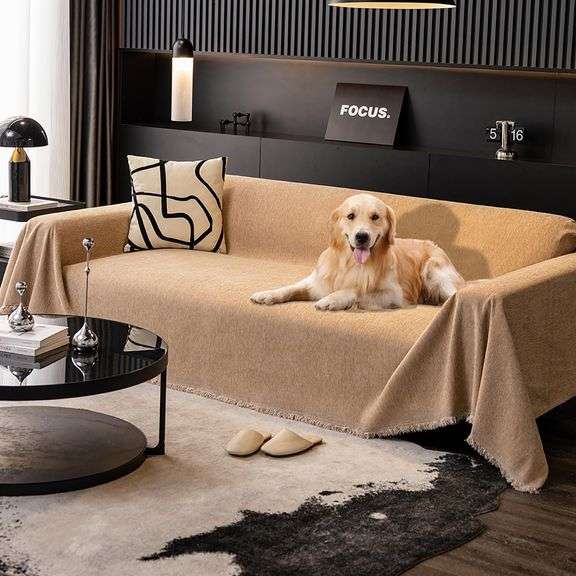 Feyocn 100% Waterproof Sofa Covers for Pets Couch Covers Dogs Cats Sofa SlipCover for Sectional Couches Reclining Armseat Futon Washable Furniture Pro
