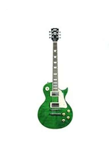 ivy ILS-300 EGR Les Paul Solid-Body Electric Guitar, Emerald Green (B0107BC3OM)