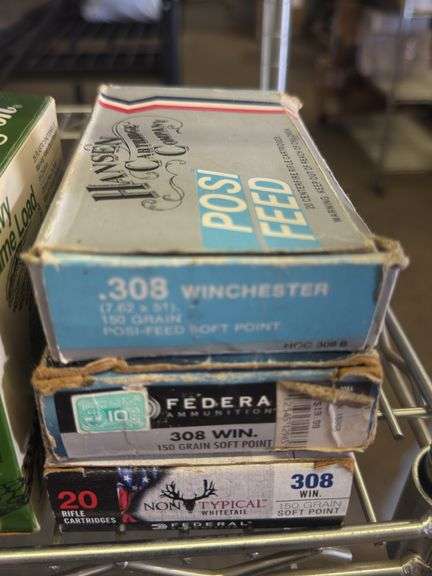 20rds of .308 and 40 brass casings