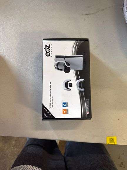 ADZ PS5 Wall Mount Kit with Controller Holders Compatible with Slim, Disc and Digital Versions