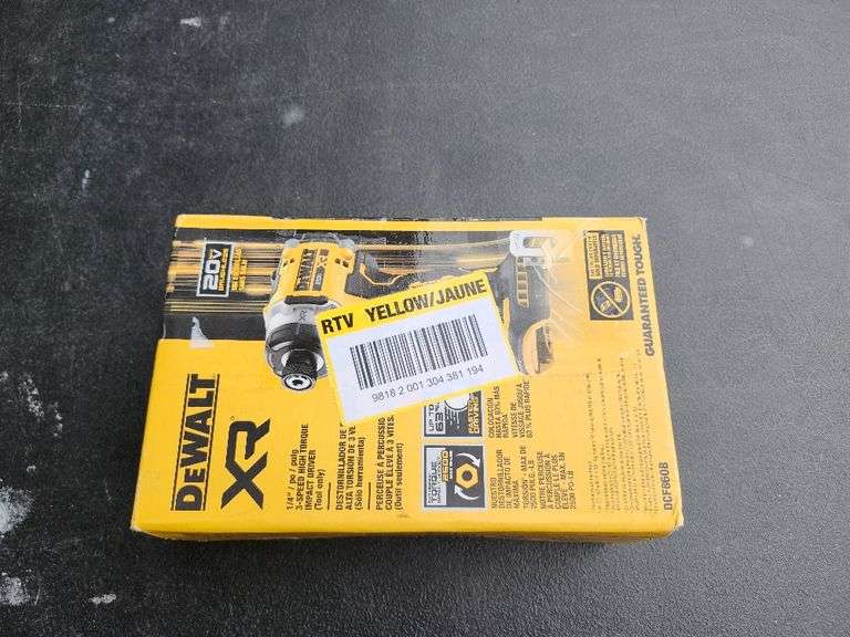 20V MAX XR Cordless Impact Driver (Tool Only)
