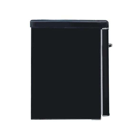3.2 cu. Ft. 110V Frost Free Retro Mini Refrigerator Convertible Freezer in Black