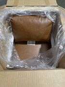 Faux Leather & Metal Accent Chair - Black/Brown - Hearth & Hand with Magnolia