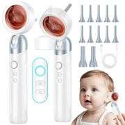 Wireless Ear Otoscope with 1080P HD Camera and 4 LED Lights, 1.38" IPS Display Ear Camera, Ear Scope with Foldable Inspection Head, Good Aid for Earwa