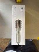 Aima Beauty 4 in 1 Worldwide Travel Hot Air Brush Dual Voltage Blowout Brush Oval Shape One Step Volumizer Straightener Blow Dryer Brush Ionic Lock Mo
