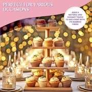Generic Cupcake Stand for Events, Brown