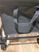 Collapsible Wagon with Wheels, 220 lbs Wagons Carts Foldable Wagon Cart with Flexible Handle, Lightweight Portable Folding Utility Grocery Shopping Ca