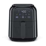 6 Qt. Black Air Fryer with Digital Touch Control