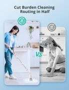 Electric Spin Scrubber, Cordless Cleaning Brush with Adjustable Extension Arm 4 Replaceable Cleaning Heads, Power Shower Scrubber for Bathroom, Tub, T