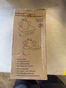 LEVERLOC Shower Caddy Suction Cup Set Shower Shelf