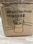 Cartridge Filter Pump for Ground Pools Pools, 330 GPH Pump Rate Pool Filter, Improved Circulation and Filtration, Easy Installation, Improved Water Cl