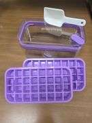 Prepology Push to Drop Ice Cube Trays with Storage Bin