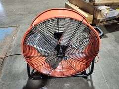 24 in. 2-Speed Heavy Duty Tilt Drum Fan