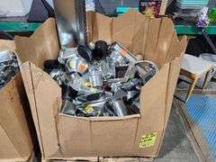 Pallet of Galvanized Steel piping and accessories