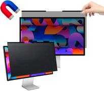 Magnetic 360 Computer Privacy Screen Shield 24 Inch 16:9 Ratio - Anti Glare - Blue Light Filter - 96% UV Blocks Security Screen for All 24" Desktop Mo