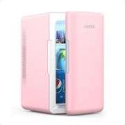 AstroAI Mini Fridge 2.0 Gen, 6 Liter/8 Cans Makeup Skincare Fridge 110V AC/ 12V DC Portable Cooler and Warmer Little Tiny Fridge for Bedroom, Beverage