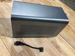 JONSBO N1 Mini-ITX NAS Chassis, ITX Computer Case, 5+1 Disk Bays NAS Mini Aluminum with Steel Plate Case, Built-in 14cm Fan, Only SFX Power Bite, Supp
