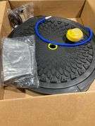 EGOOIEYE Balance Ball Trainer Exercise Half Ball with 2 x Resistance Bands,Inflatable Yoga Ball,Pilates Ball for Home Gym Workouts,for Balance Trainin