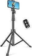 Sensyne 62" Phone Tripod & Selfie Stick, Extendable Cell Phone Tripod Stand with Wireless Remote and Phone Holder, Compatible with iPhone Android Phon