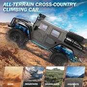 1:12 Scale All-Terrain Remote Control Car, 4WD RC Cars with 2.4 GHz, RC Climbing Truck, IPX4 Waterproof Off-Road Vehicle with Two Rechargeable Batteri