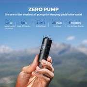 FLEXTAILGEAR Zero Pump, 33g Portable Air Pump for Inflatable, Air Mattress Pump, Ultra Mini Electric Air Pump with 6 Nozzles, Replaceable Battery, Inf
