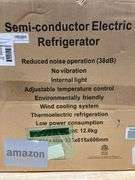 KingChii 26L Electric Cigar Humidors Temperature Control System, Cooling & Heating Humidor Cabinet with Spanish Cedar Wood Shelves & Hygrometer, Fathe