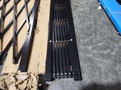 (2) Vevor 84" tall by 75" wade folding security gate