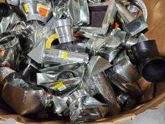 Pallet of Galvanized Steel piping and accessories