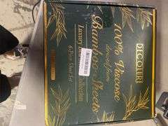 DECOLURE 100% Organic Viscose Derived from Bamboo Sheets Cal King Size 6pcs - Ultra Soft & Luxuriously Cooling, 17" Deep Pocket, Double Stitching, Per
