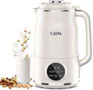 Czlife N7 Nut Milk Maker, 50oz (1.5L) Automatic Soy Milk Maker Machine for Homemade Oat Milk, Nutmilk, Juice, Milkshake, Baby Food, Grains, Almonds Mi
