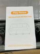 Large Baby Playpen for Toddlers, 74" 50", Large Baby Play Yards Indoor & Outdoor, Sturdy Safety Baby Play Pen with Soft Breathable Mesh, Toddlers Acti