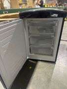 3.2 cu. Ft. 110V Frost Free Retro Mini Refrigerator Convertible Freezer in Black