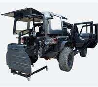 JV7Tussn Remove and Install Hard Top and Spare Tire Lift Compatible with 2&4 Door Jeep Wrangler JK JKU JL JLU, Lifter-B2