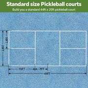 Reusable Pickleball Court Marking Kit Easy to Install Professional Size Adjustable Pickleball Court Line Cardboard Stencil for Asphalt Concrete Drivew
