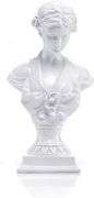 Lependor Bust Statue Sculpture, 12 Inch, Bonded Marble Polyresin (Venus de Milo - White)