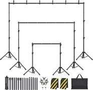 Eocnrhe Backdrop Stand for Parties, 6 Widths Available Backdrop Stand, 10x7.5ft Back Drop Adjustable Stand, Background Stand Backdrop, Photo Backdrop