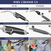 Propane Torch Kit,Mapp Map Gas Torch with Cylinder Clip,Trigger Start 5' Long Hose,Adjustable Flame Map Gas Torch Kit,Brazing Torch Kit,Soldering Weld