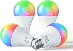 Smart LED Light Bulbs 150W Equivalent, 1600LM 16W Alexa Light Bulbs, A19 E26 Ultra Bright Color Changing Light Bulbs, 2.4 GHz WiFi Dimmable Light Bulb