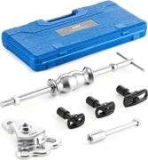 Orion Motor Tech Rear Axle Bearing Puller Tool Kit and Slide Hammer Set | Axle Seal and Bearing Remover Set with Slide Hammer Yoke and 3 Rear Axle Pul