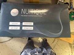NUITIQUE Natural Latex Sleeping Pillow, Medium Firmness, for Side, Back, Stomach Sleepers 24 16 inches.