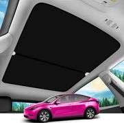DAZANZAN 2025 Upgrade Sunshade Roof for Tesla Model Y 2025-2020 No-Gap/No-Sagging Roof Sun Shade Heat Insulation Sunroof Shade for Tesla Model Y Acces