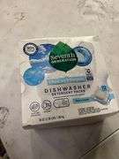 Seventh Generation Dishwasher Detergent Packs for sparkling dishes Free & Clear Dishwasher Tabs, 72 Count