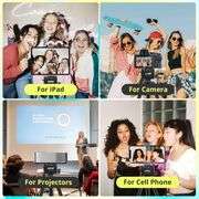 Sensyne 64" Phone Tripod Stand,Versatile Camera&iPad Tripod with Remote and 2-in-1 Phone Holder for Selfie/Video Recording/Photo/Live Stream/Vlog