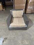 Grey Wicker Chair