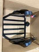 Benlari Gloss Black Detachable Luggage Rack 2-Up Mounting Rack Compatible for Harley Touring Road King Street Electra Glide 2009-2024 2021 2020 2019 2