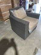 Grey Wicker Chair