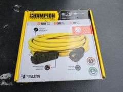 Champion 10/3 SJTW 125 V 25 ft. L Power Cord