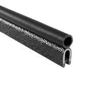 Trim-Lok Trim Seal with Top Bulb Fits 3/16 Edge, 3/8 Bulb Seal Diameter, 100 Length PVC Plastic Trim with EPDM Rubber Seal, Easy to Install for Cars,