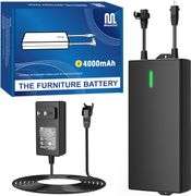 MineCtrl Universal Battery Pack for Reclining Furniture, ZBPOWER 4000mAh Wireless Couch Battery Pack Rechargeable for Power Recliner, Power Sofa, Sect